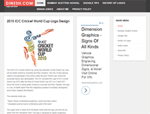 Tablet Screenshot of dinesh.com